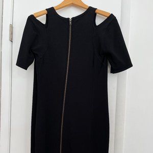 French Connection Cold Shoulder Cut Out Dress - Size 12